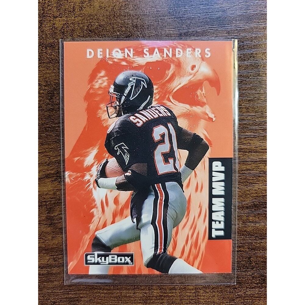 Deion Sanders 1992 Skybox Primetime #101 - Team MVP - NFL - Fresh Pull